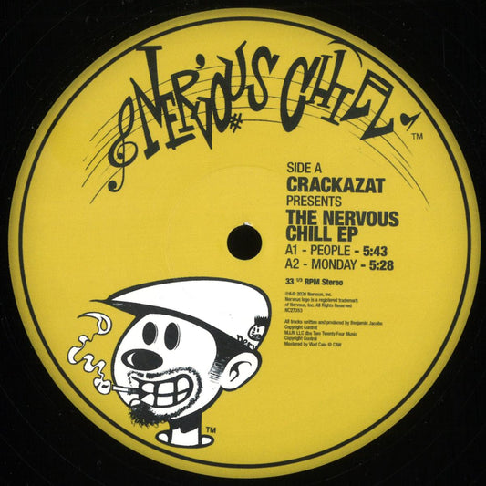 Crackazat - (PRESALE 10/6/26) The Nervous Chill (VINYL 12" Nervous Chill) | NEW - DEEP HOUSE *NEW*
