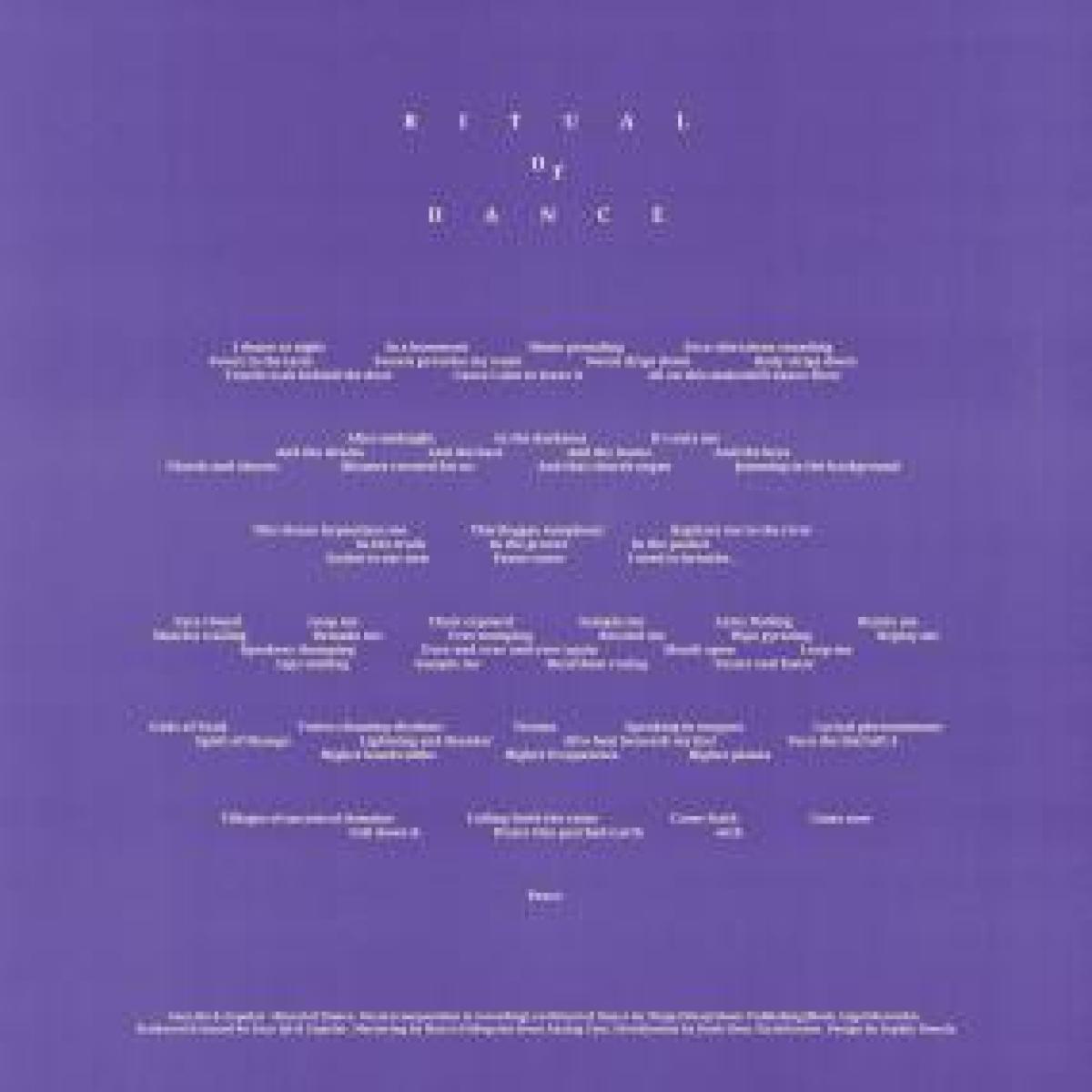 (PRESALE TBD) RITUAL OF DANCE (VINYL) | Mint (M) Mint (M) - DEEP HOUSE *NEW*