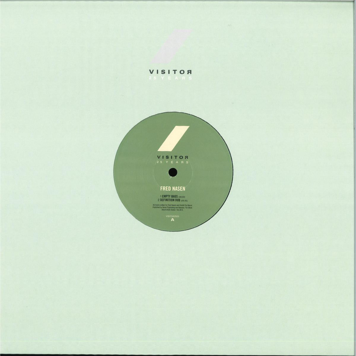 Fred Nasen - 25 Years Visitor (Part 3) (VINYL 12" Visitor) | NEW - DEEP HOUSE *NEW*
