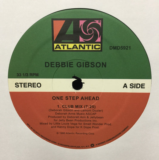 Debbie Gibson - ONE STEP AHEAD (LOUIE VEGA / KENNY GONZALEX REMIXES)(VINYL) | Mint (M) Mint (M) - DEEP HOUSE *SEALED*
