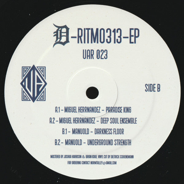 D-Ritmo 313 EP (12" VINYL) | Mint (M) Mint (M) - DEEP HOUSE *SEALED*