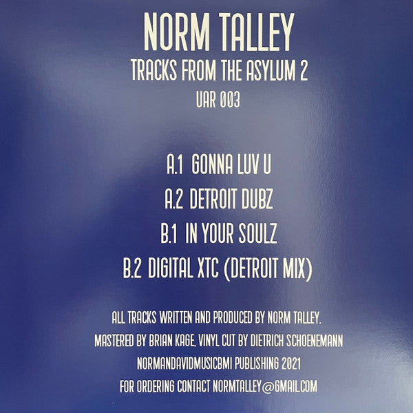 Tracks From The Asylum 2 (12" VINYL) | - DEEP HOUSE *SEALED*
