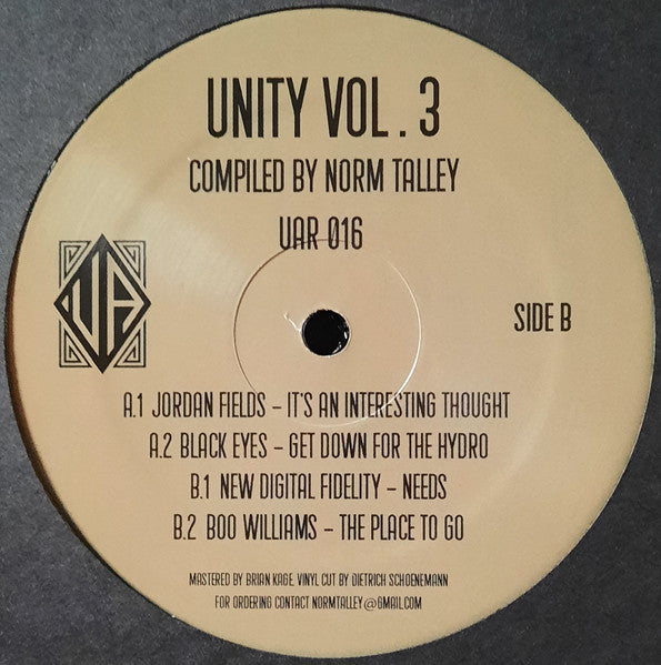Unity Vol. 3 (2x VINYL) | - DEEP HOUSE *SEALED*