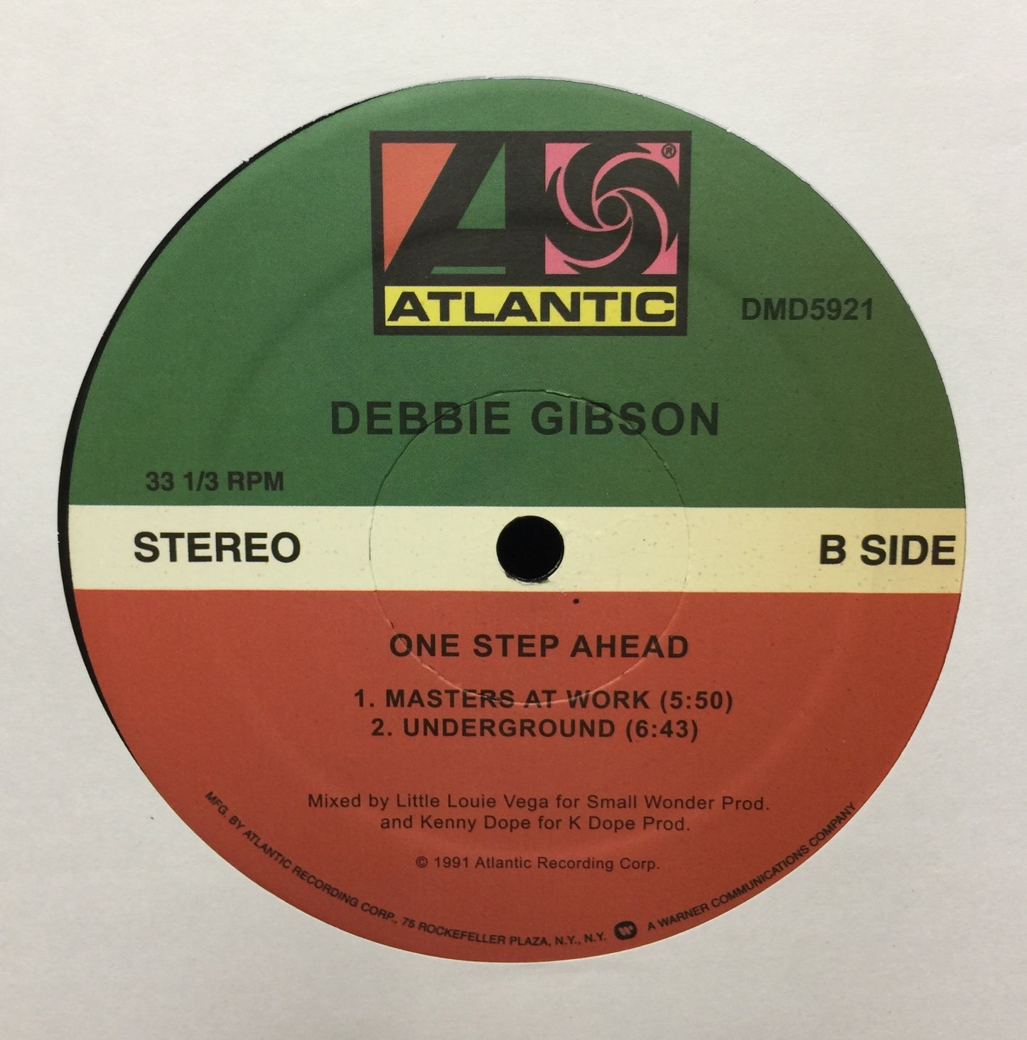 Debbie Gibson - ONE STEP AHEAD (LOUIE VEGA / KENNY GONZALEX REMIXES)(VINYL) | Mint (M) Mint (M) - DEEP HOUSE *SEALED*