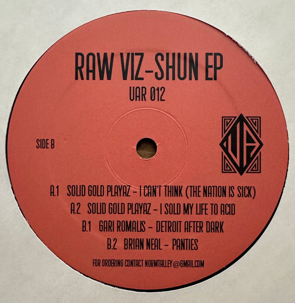 Raw Viz-Shun EP (12") | - DEEP HOUSE *SEALED*