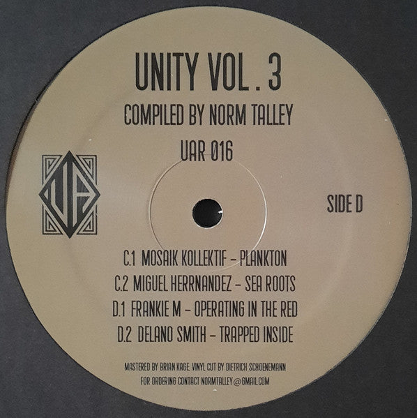 Unity Vol. 3 (2x VINYL) | - DEEP HOUSE *SEALED*