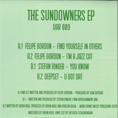 The Sundowners EP (12" VINYL) | Mint (M) Mint (M) - DEEP HOUSE *SEALED*