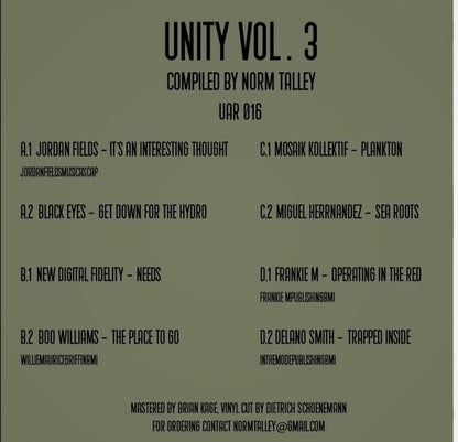 Unity Vol. 3 (2x VINYL) | - DEEP HOUSE *SEALED*