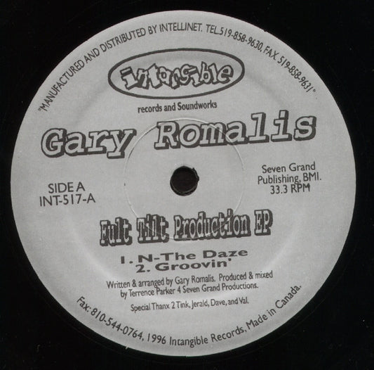 Fult Tilt Production E.P. (VINYL) | Excellent+ (EX+) Generic - DEEP HOUSE / USED *EXCELLENT+*