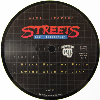 Lemy Leopard - Streets Of House | Excellent (EX) Very Good Plus (VG+) - DEEP HOUSE / USED *EXCELLENT*