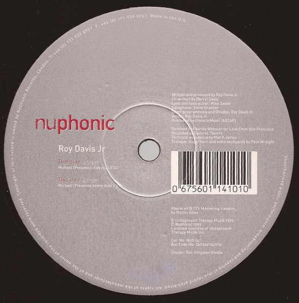 Michael (VINYL) | Excellent (EX) Generic - DEEP HOUSE / USED *EXCELLENT*