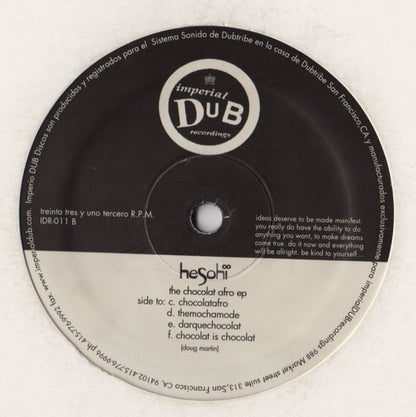 The Chocolat Afro EP (VINYL) | Excellent (EX) Generic - DEEP HOUSE / USED *EXCELLENT*