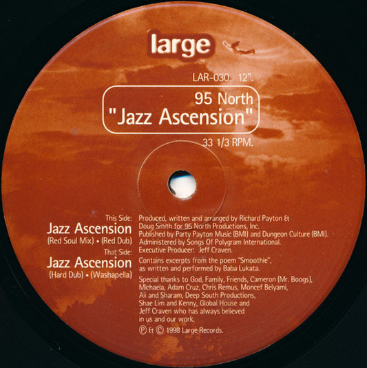 Jazz Ascension (VINYL) | Excellent (EX) Generic - DEEP HOUSE / USED *EXCELLENT*