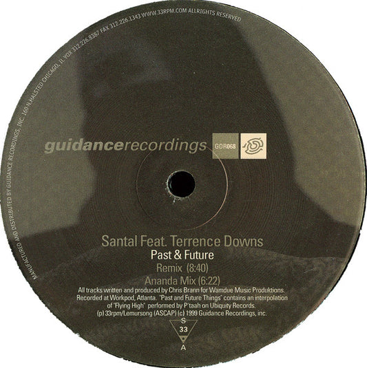 Santal - Past & Future (VINYL) | Near Mint (NM) Near Mint (NM) - DEEP HOUSE / USED *NEAR MINT*