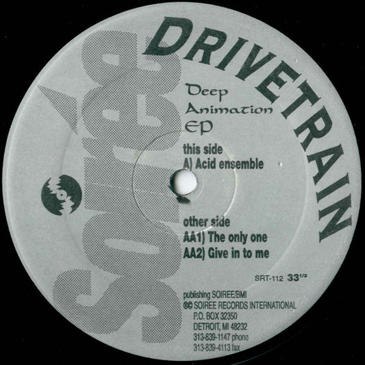 Deep Animation EP | Near Mint (NM or M-) Generic - DEEP HOUSE / USED *NEAR MINT*