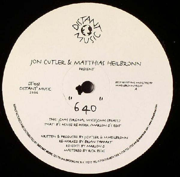 640 (VINYL) | Near Mint (NM) Generic - DEEP HOUSE / USED *NEAR MINT*