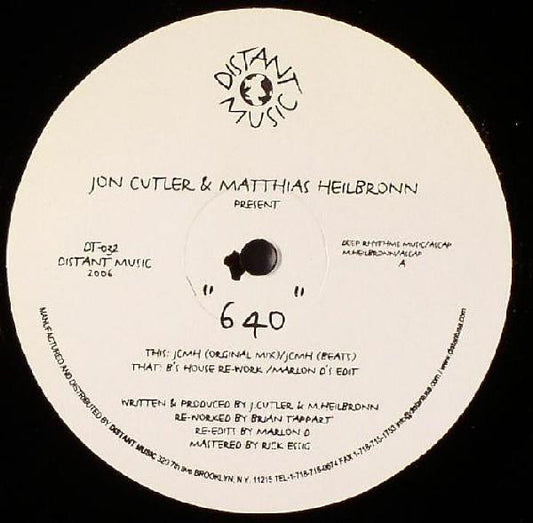640 (VINYL) | Near Mint (NM) Generic - DEEP HOUSE / USED *NEAR MINT*