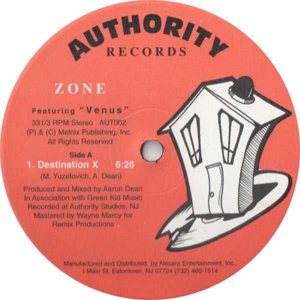 Zone (11) - Destination X (VINYL) | Near Mint (NM or M-) Generic - DEEP HOUSE / USED *NEAR MINT*