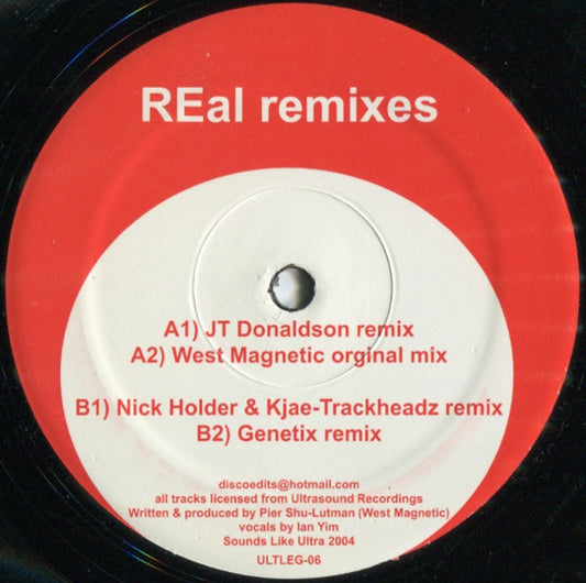 REal (Remixes) (VINYL) | Near Mint (NM) Generic - DEEP HOUSE / USED *NEAR MINT*