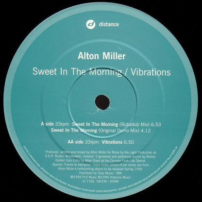Sweet In The Morning / Vibrations (VINYL) | Very Good Plus (VG+) Very Good Plus (VG+) - DEEP HOUSE / USED *VERY GOOD+*