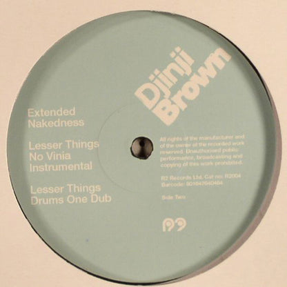 Djinji Brown - Djinji Brown EP | Very Good Plus (VG+) Generic - DEEP HOUSE / USED *VERY GOOD+*