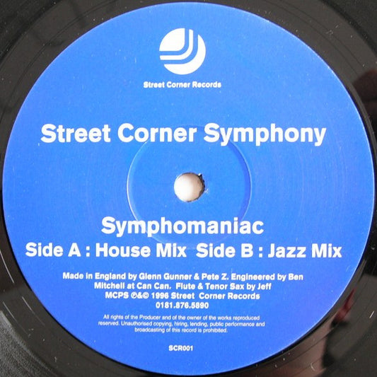 Symphomaniac (VINYL) | Very Good (VG) Generic - DEEP HOUSE / USED *VERY GOOD*