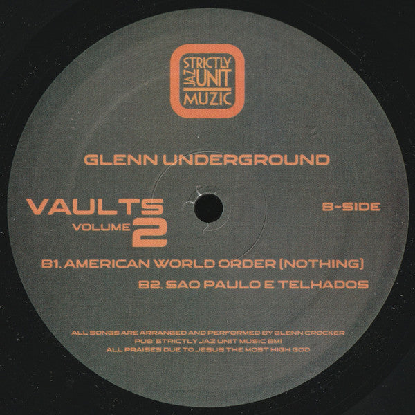 Glenn Underground - Vaults Volume 2 | Mint (M) Mint (M) - DEEP HOUSE