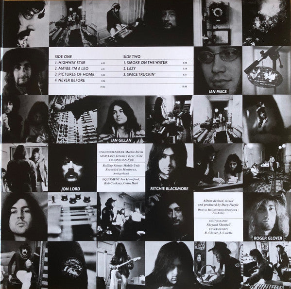 Deep Purple Machine Head Purple Records, Purple Records LP, Album, RE, RM, Gat Near Mint (NM or M-) Mint (M)