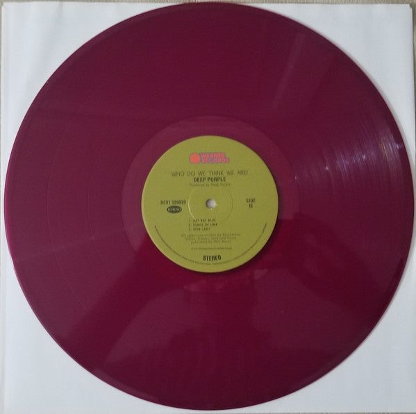 Deep Purple Who Do We Think We Are Rhino Records (2), Warner Records LP, Album, Ltd, RE, Pur Mint (M) Mint (M)