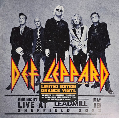 One Night Only: Live At The Leadmill 2023 (Limited Edition, Orange Colored Vinyl) (2 Lp's) |
