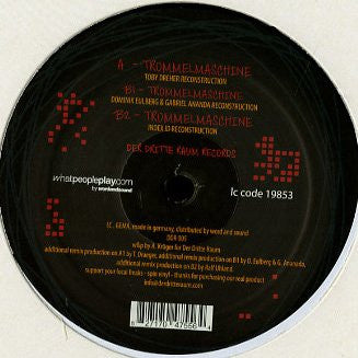Trommelmaschine Reconstructed One | Near Mint (NM) Near Mint (NM) - TECH HOUSE