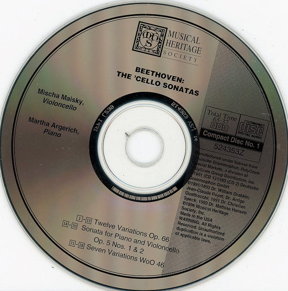 Die Cellosonaten (2xCD) | Near Mint (NM) Near Mint (NM)