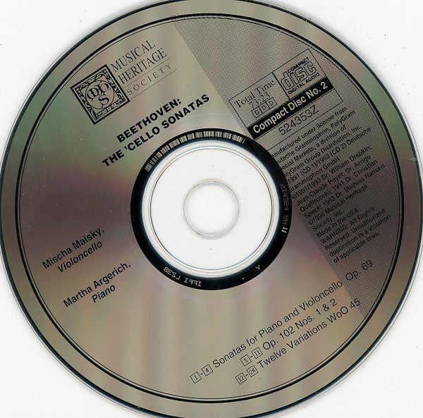 Die Cellosonaten (2xCD) | Near Mint (NM) Near Mint (NM)