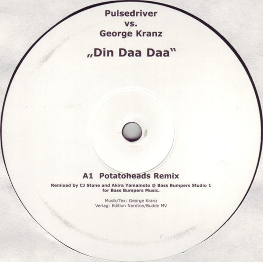 Pulsedriver - Din Daa Daa | Excellent (EX) Very Good Plus (VG+) - TRANCE / USED *EXCELLENT*