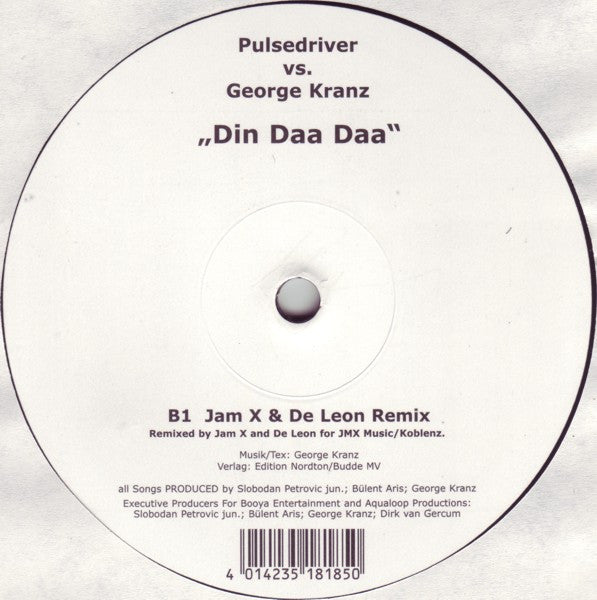 Pulsedriver - Din Daa Daa | Excellent (EX) Very Good Plus (VG+) - TRANCE / USED *EXCELLENT*