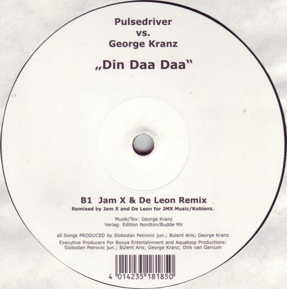 Pulsedriver - Din Daa Daa | Excellent (EX) Very Good Plus (VG+) - TRANCE / USED *EXCELLENT*