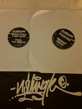 Direct Feed & Rob Bliss / Fixation (2) - Fuck The World / Nobody Move | Very Good Plus (VG+) Generic - DRUM & BASS / USED *VERY GOOD+*