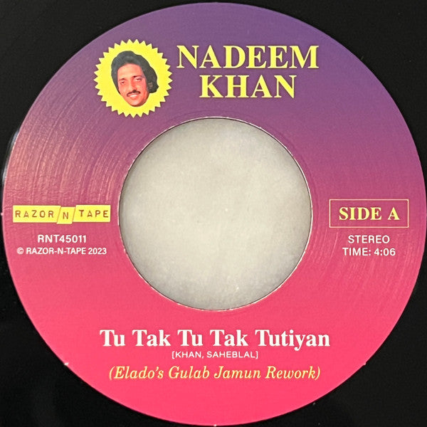 Nadeem Khan Tu Tak Tu Tak Tutiyan (Elado Remixes) 7" Mint (M) Mint (M)