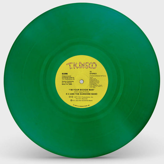KC & The Sunshine Band - I'm Your Boogie Man (GREEN 10" VINYL) | Mint (M) Generic - DISCO *NEW/COLOR*