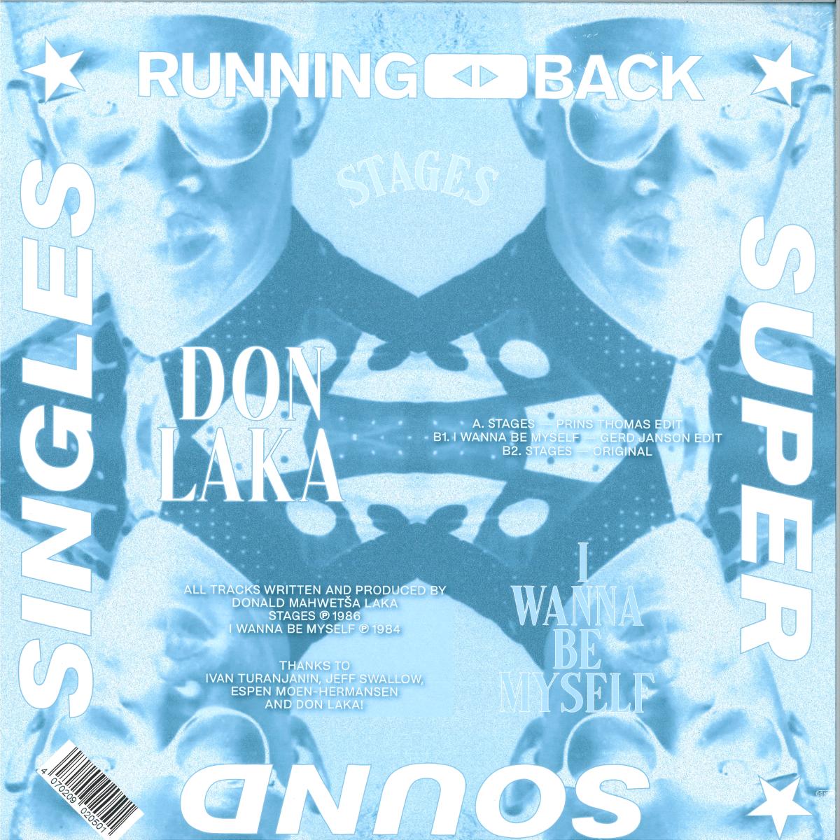 Don Laka - (PRESALE 10/8/26) Stages / I Wanna Be Myself (VINYL 12" Running Back) | NEW - DISCO/FUNK *NEW*