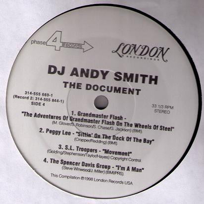 DJ Andy Smith - The Document (VINYL) *RECORD 2 ONLY* | Good Plus (G+) Generic - DISCO/FUNK / USED *GOOD+*