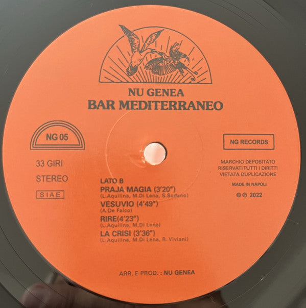 Nu Genea Bar Mediterraneo LP Mint (M) Mint (M)