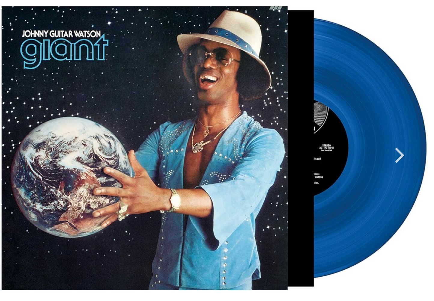 Johnny Watson Guitar - Giant (RSD IEX LTD Blue VINYL LP) | NEW - DISCO *NEW/COLOR*