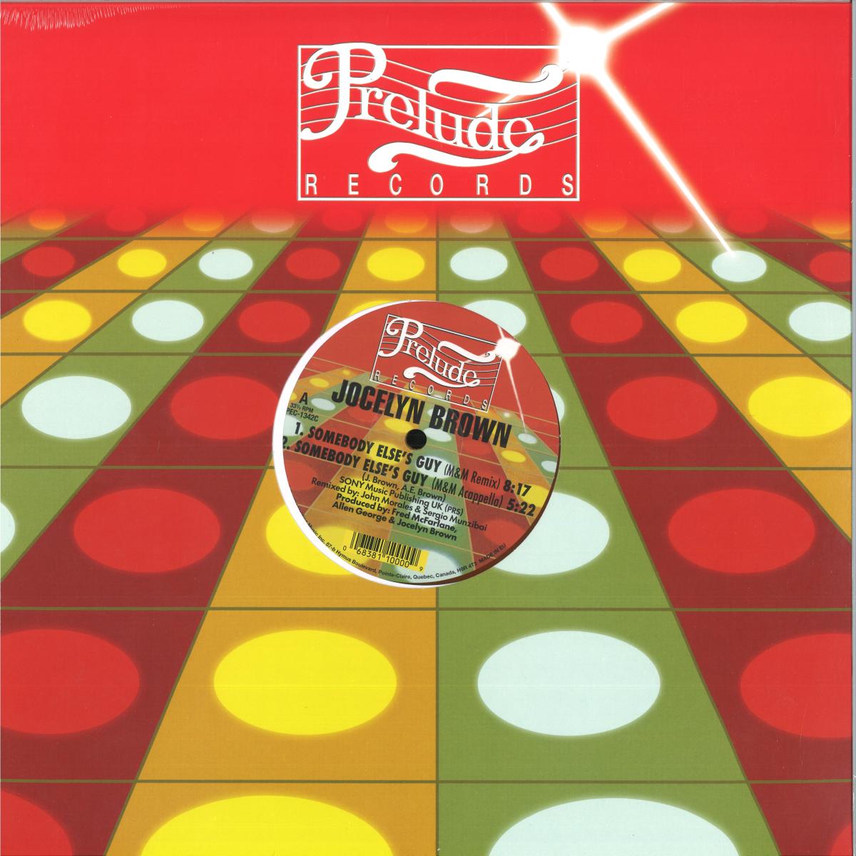 Jocelyn Brown - Somebody Else's Guy (ORANGE VINYL 12" Prelude) | NEW - DISCO *NEW/COLOR*