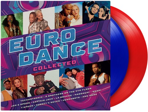 (PRESALE 7/3/26) Eurodance Collected (CLEAR BLUE/RED 2xVINYL) | Mint (M) Mint (M) - DISCO *NEW/COLOR*