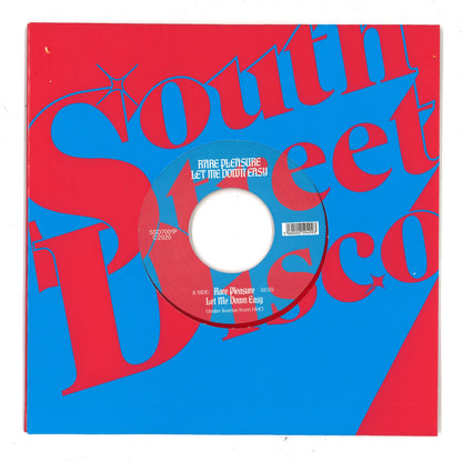 Rare Pleasure - Let Me Down Easy (RED VINYL 7" SOUTH STREET) | NEW Mint (M) Mint (M) - DISCO *NEW/COLOR*