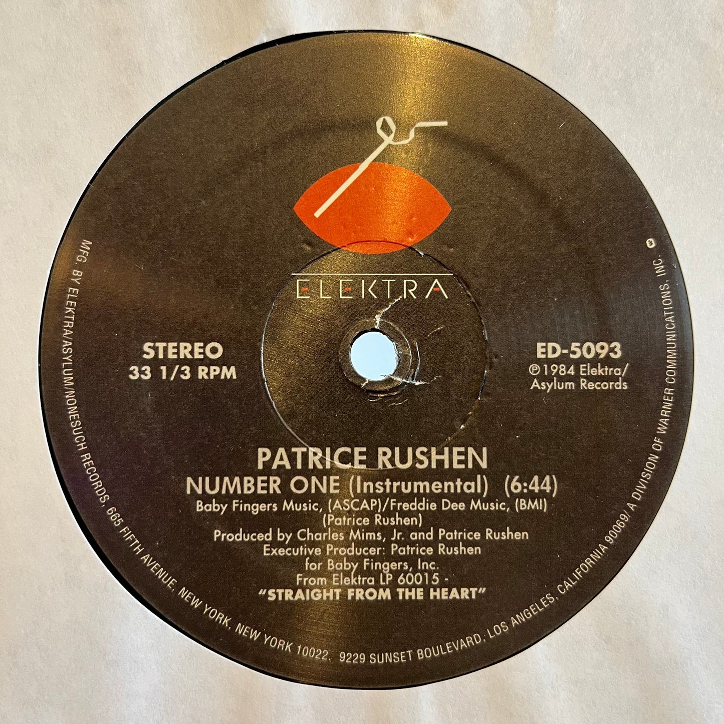 Patrice Rushen - Number One (VINYL) | Mint (M) Generic - DISCO *NEW/UNOFFICIAL*