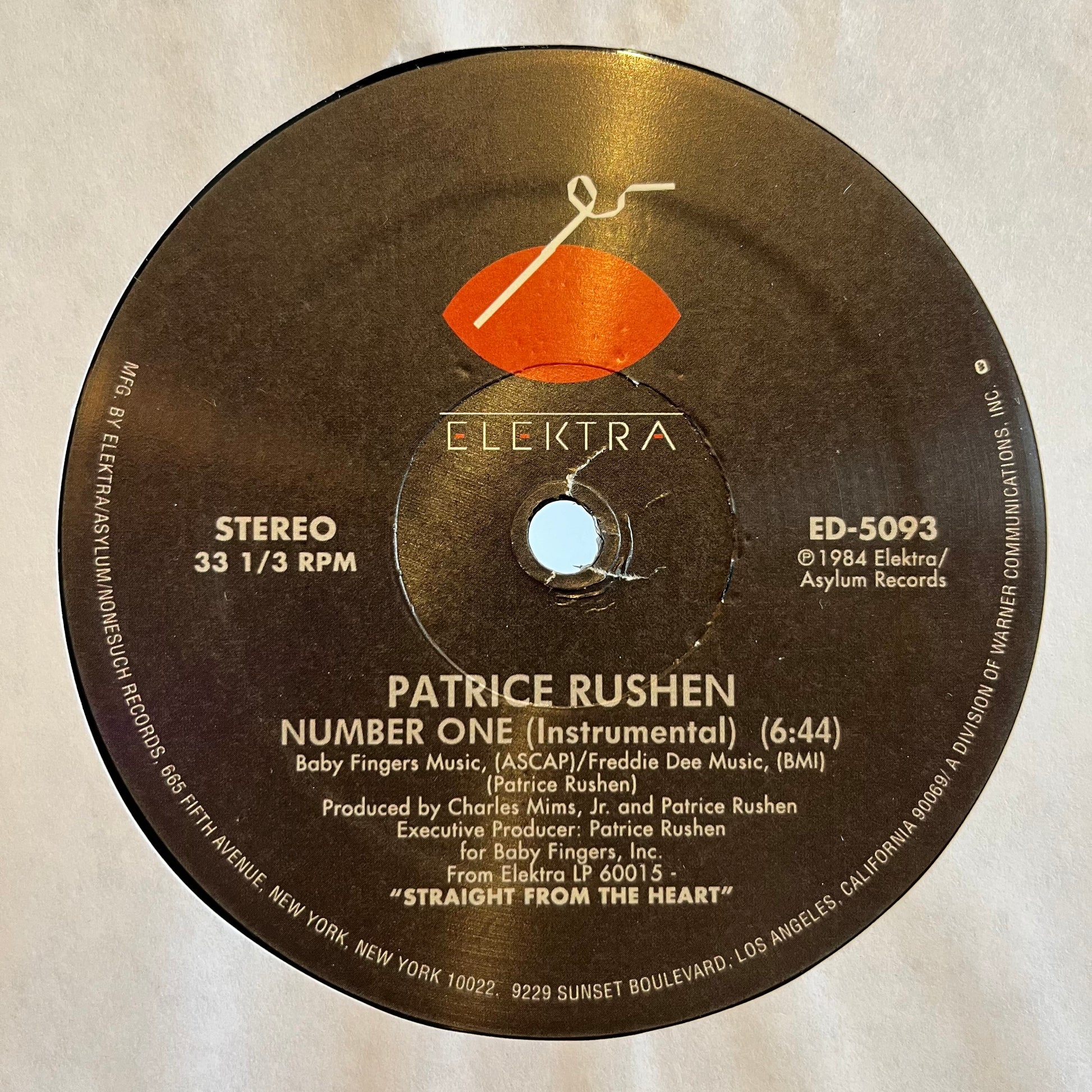 Patrice Rushen - Number One (VINYL) | Mint (M) Generic - DISCO *NEW/UNOFFICIAL*