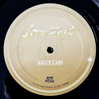 Saucy Lady - Love Fest (VINYL LP DIPPIN' DR0009 2025) | Mint (M) Mint (M) - DISCO / NEW *UNSEALED*