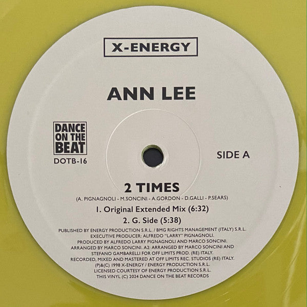 Ann Lee 2 Times 12" Mint (M) Mint (M)